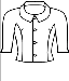 Cropped Jacket with 5/8 Sleeves and splits at opening of sleeves